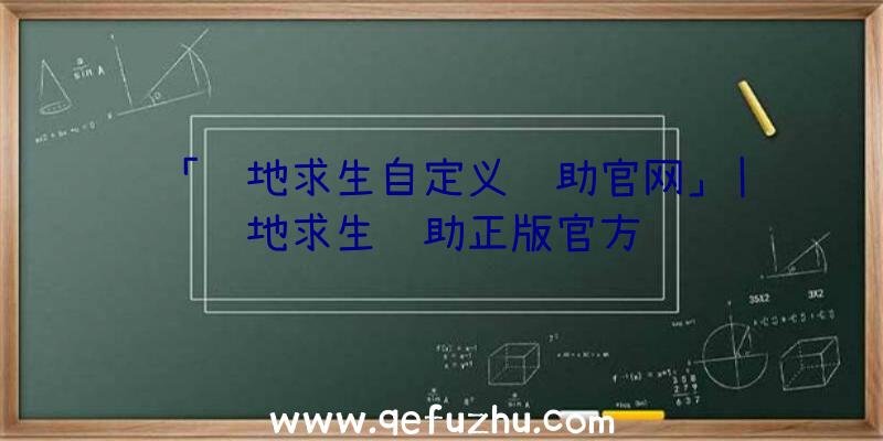 「绝地求生自定义辅助官网」|绝地求生辅助正版官方